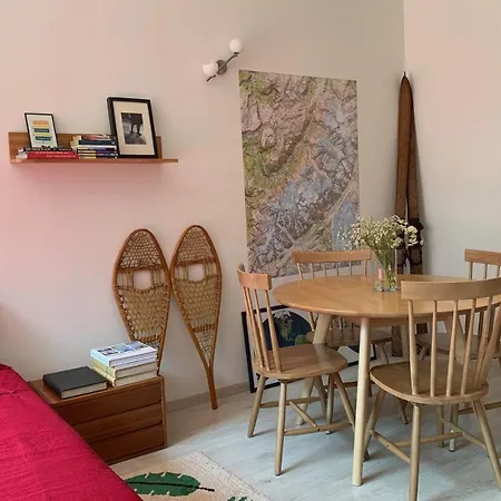 Studio Cosy With Balcony And View On Mont-Blanc Lägenhet Chamonix